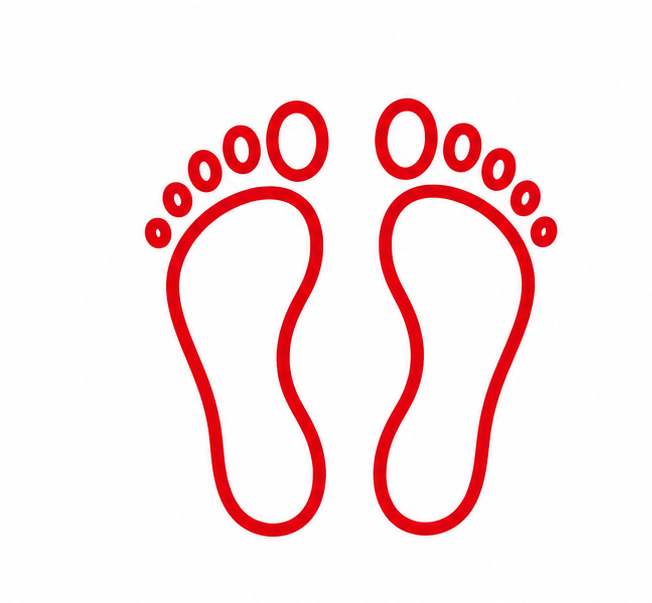 pictogram voeten